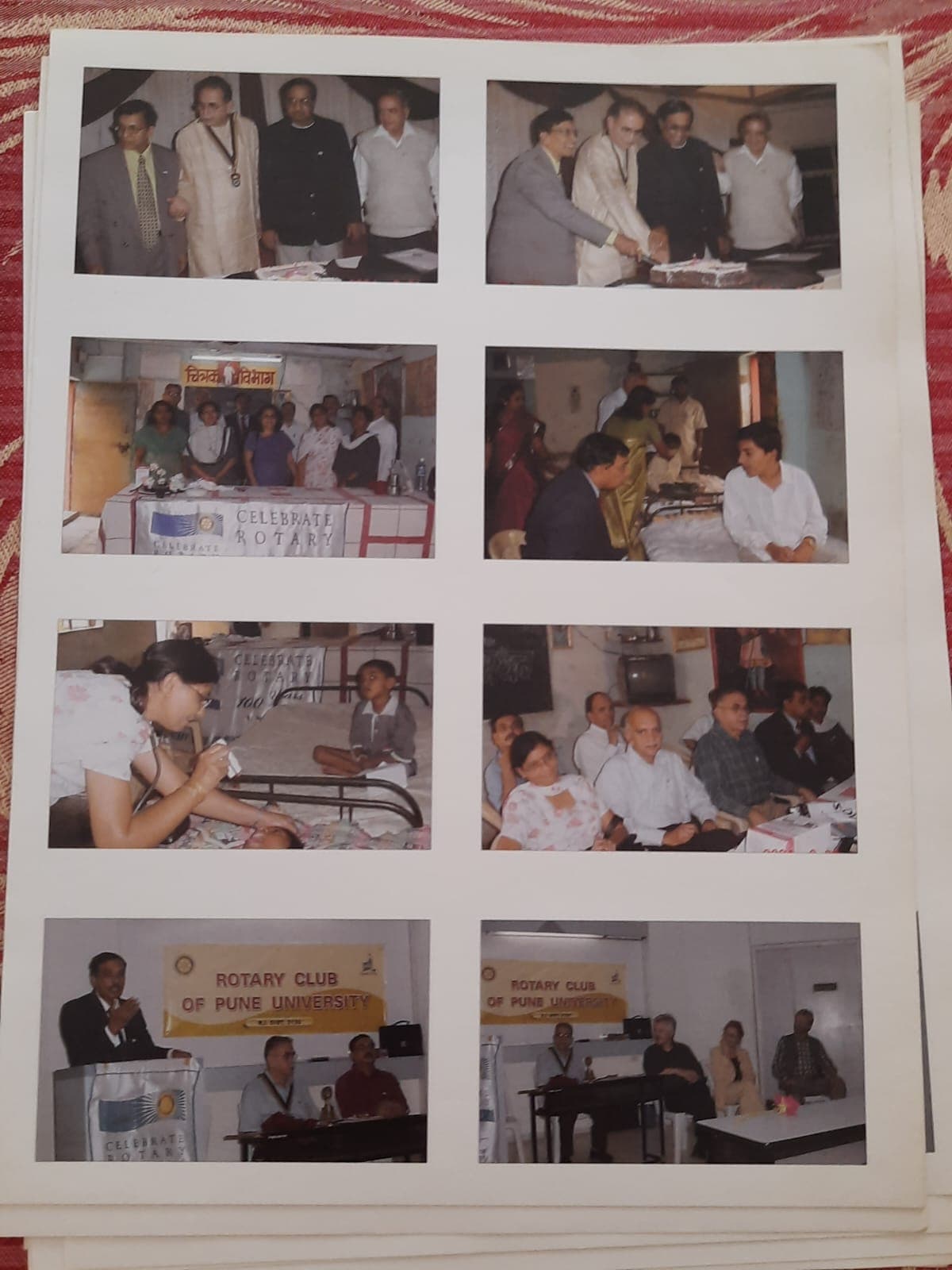 Scanned album page 7 from the 2004-05 Rotary year