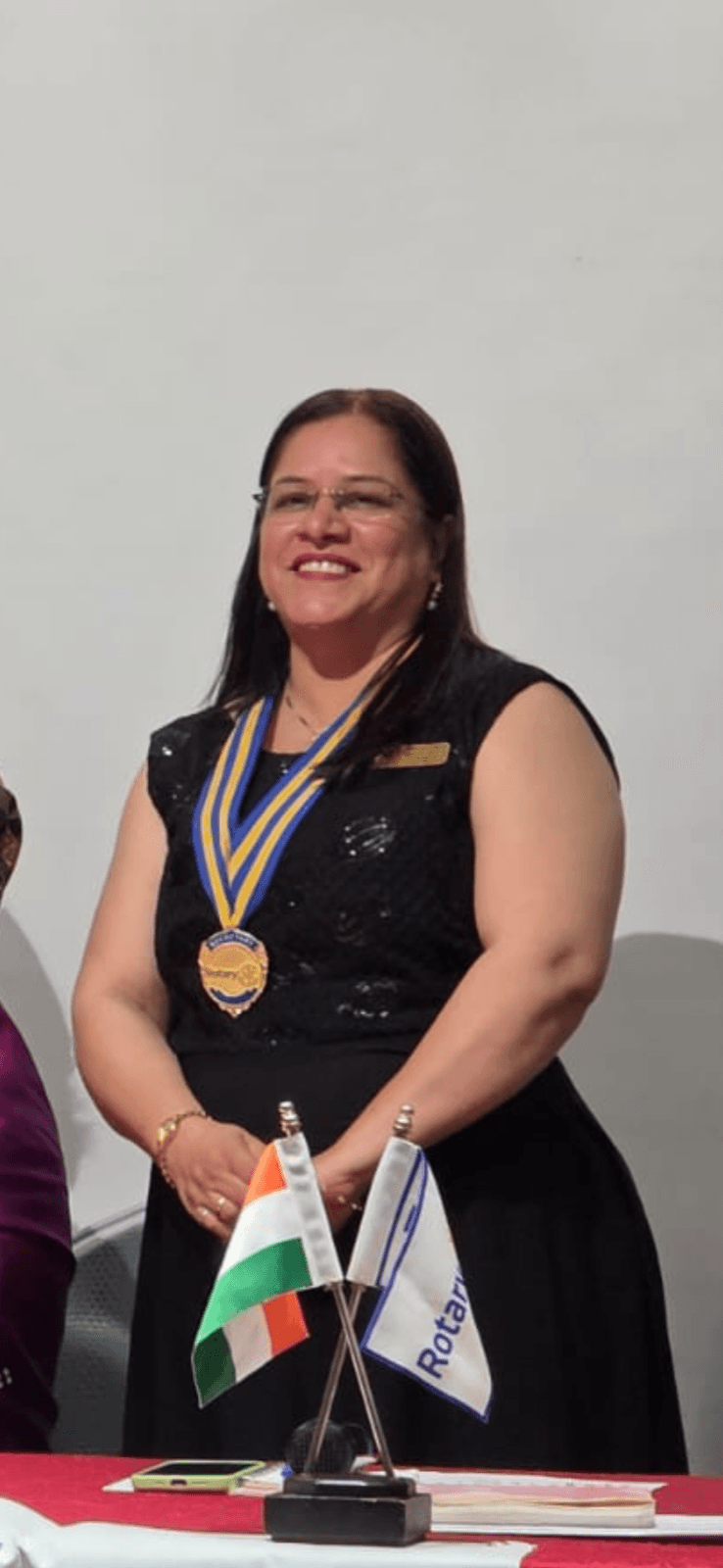 Gauri Gupte, Rotary Club member